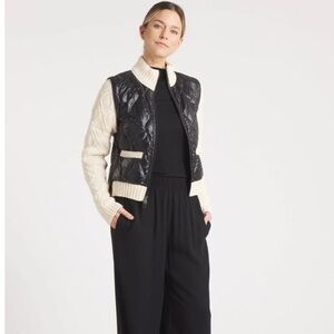 Cotes of London The Hyde Down Jacket in Black/Beige